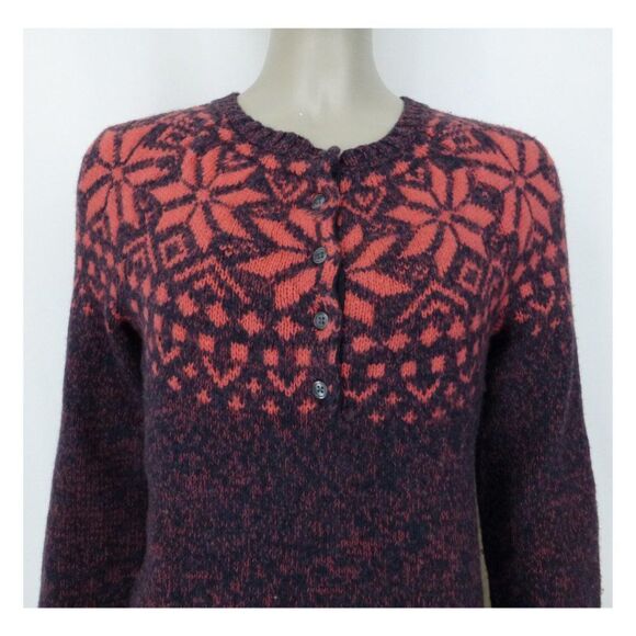 C Wonder Wool Blend Pink Floral Sweater - Picture 6 of 11